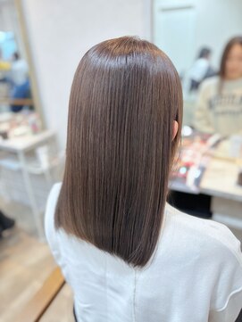 ヘアデザインファブロ イオンモール宮崎店(hair design FABRO.) 髪質改善トリートメント　グレージュカラー