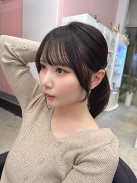 クム(kumu) 【kumu】 ミディアム/顔周りカット/おくれ毛レイヤー/栄/名古屋