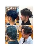海外ヘア／外国人風ヘア／ハイライト／ブリーチ