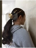 卒業式ヘアセット