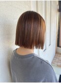 切りっぱなしボブ
