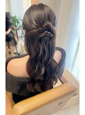 ハーフアップ【福島/ヘアセット】