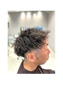 二俣川_メンズ_ショート_フェード_ジェットショート_ツイスト