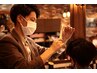 カット+シャンプー+眉毛調整/￥3500