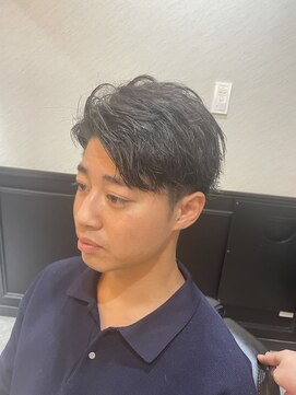 プラウド(PROUD) ニュアンスかきあげスタイル/メンズカット/ショート/barber/理容