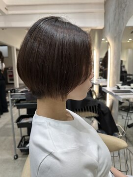 ロンドネートゥル 新潟(Lond naitre) 新潟／万代　髪質改善／チェリーレッド/レイヤー