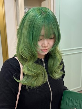 アルファバイオリカ(ALPHA by ORIKA) パキッとグリーンカラー