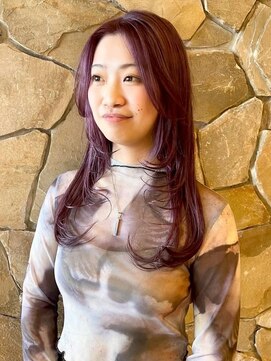 トップヘアスパアンドリゾート 鳴海(TOP HAIR spa&resort) 顔まわりレイヤー/ダブルカラー/ブリーチあり