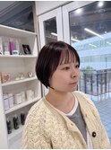 艶ショート/乾かして決まるショートボブ/グレージュ