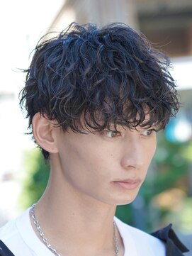 エリマ 横浜西口(elima) 横浜西口メンズカットスパイラルパーマ垢抜けヘアマッシュ