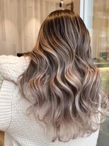 ラグーン(LAGOON) ホワイトミルクティーベージュ/バレイヤージュ/ケアブリーチ