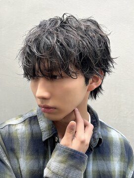 アリエッタ ギンザツー(ARIETTA GINZA2) シャドウパーマ×マッシュスタイル