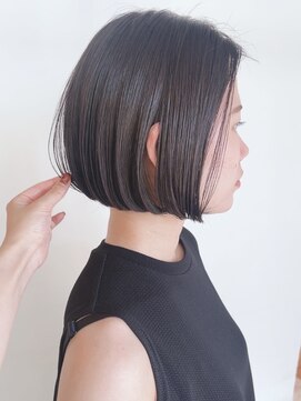 モリオフロムロンドン 原宿本店(morio from London) 【morio原宿】ボブ ワンレンボブ グレージュ