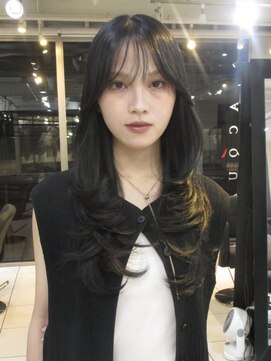 アクアオモテサンドウ(ACQUA omotesando) ◯ロングレイヤー/ラベンダーグレージュ/アッシュグレージュ