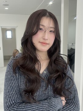 ニュウ(niw) 金沢レイヤーカット/ココアブラウン