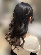 ヘアセットサロンコト(Hair Set Salon KOTO)&nbsp;ハーフツインアレンジ