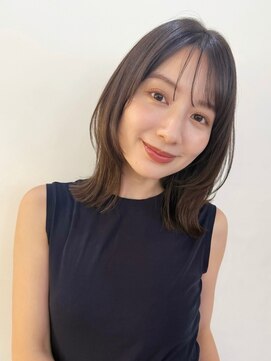 ガーデン 渋谷(GARDEN) 大人ミディアム/ロブヘア/シースルーバング/レイヤーカット