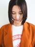 カット+プレミアムケアカラー+ミルボン3STEPトリートメント¥17600