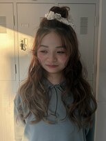 ビーヘアー 近鉄八尾店(Bee.hair)&nbsp;ロングを楽しむお団子ハーフアップ／八尾