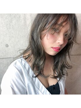 アース 北浦和店(HAIR&MAKE EARTH) 透明感ロブ☆カーキグレージュ