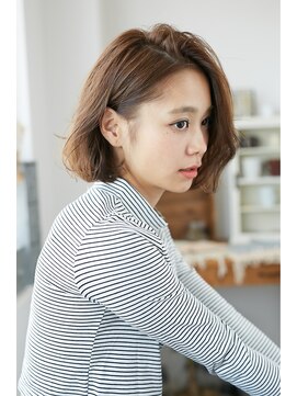 ビセル バイ シータ 川越店(becel by THETA) 耳かけミディアムボブ