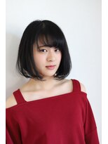 マルルヘアーデザイン(Maururu)&nbsp;ブルーブラック×ボブ