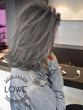ルーヴェ(LOWE) 外国人風ハイライトとナチュラルボブの大人styleで可愛く