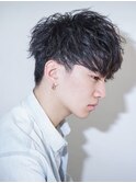 【AKROS】刈り上げマッシュ スパイラルパーマ 波打ちパーマ