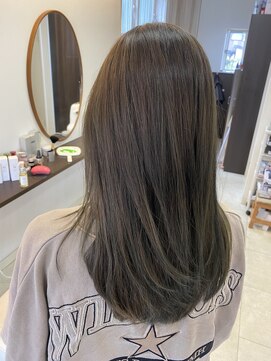 エヌプラス ヘアー(N+ hair) ネイビーズカーキ 透明感カラー