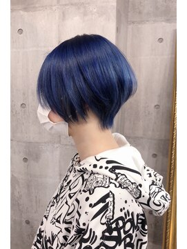 ミラク 町田(MIRAC) 【MIRAC町田店河原崎】ネイビーブルーショート