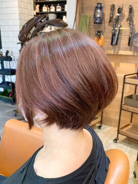 ヘアーデザイン ジュモク(Hair Design Jumoku) ピンクブラウン！