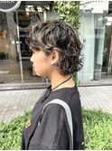ハイライトパーマウルフボブ/nagata