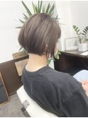襟足すっきり"丸みミニボブ【別府】