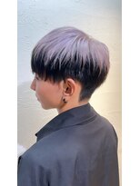 アジールヘア 池袋東口店(agir hair)&nbsp;アンブレラカラーラベンダーベージュラベージュ池袋メンズカラー