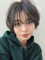 ノイ(noi)&nbsp;ショートカットショートボブミルクティーベージュカラー前髪あり