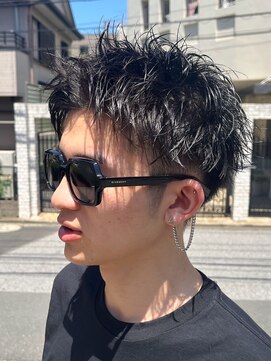 トイロ(toiro) スパイキーショート/グリースセット/波巻きパーマ