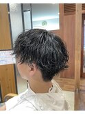 メンズ波巻きスパイラルパーマ