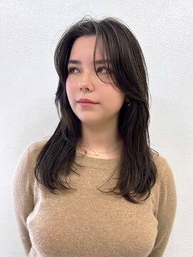 ディフィーノ 赤坂(DIFINO) 韓国風レイヤー/かきあげバング