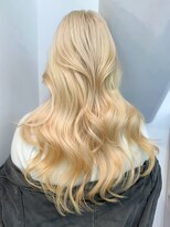 アイティーバイアルバム 松戸店(IT by ALBUM)&nbsp;ホワイトピンクレイヤーロングデザインカラー_ba502591