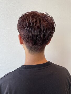 サラ ビューティー サイト 古賀店(SARA Beauty Sight) メンズカット／初カラー／ワインレッド