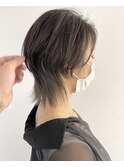 NAKAMURA #93 レイヤー/ウルフ/インナーカラー/オリーブ