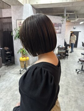 シールドヘアー 沖縄 新都心(C'LD Hair) ぱつっとボブ/ミニボブ/ショートボブ/切りっぱなしボブ/ボブ