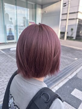 アクアライム(Aqua Lime) 切りっぱなしボブ