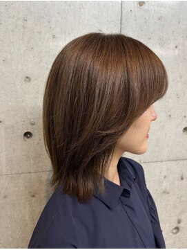 オーサム 下北沢(THE AWESUM) 大人ミディ/レイヤーカット/ブラウンベージュ[下北沢/下北沢駅]