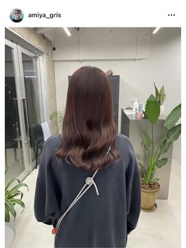 グリ(GRIS) チェリーレッド/艶髪ロング/髪質改善/西金沢