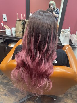 ボアップ 難波店(boappu) #プルエクステ#派手髪#ピンクカラー#髪質改善トリートメント