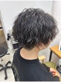 ハイライトカラー ピンクベージュ ウェーブカール ボブルフ 浦和