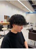 波巻きツイスパマッシュウルフ