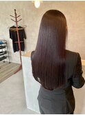 髪質改善サラサラ艶絹髪ストレート
