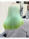 ルーツカラーグリーン